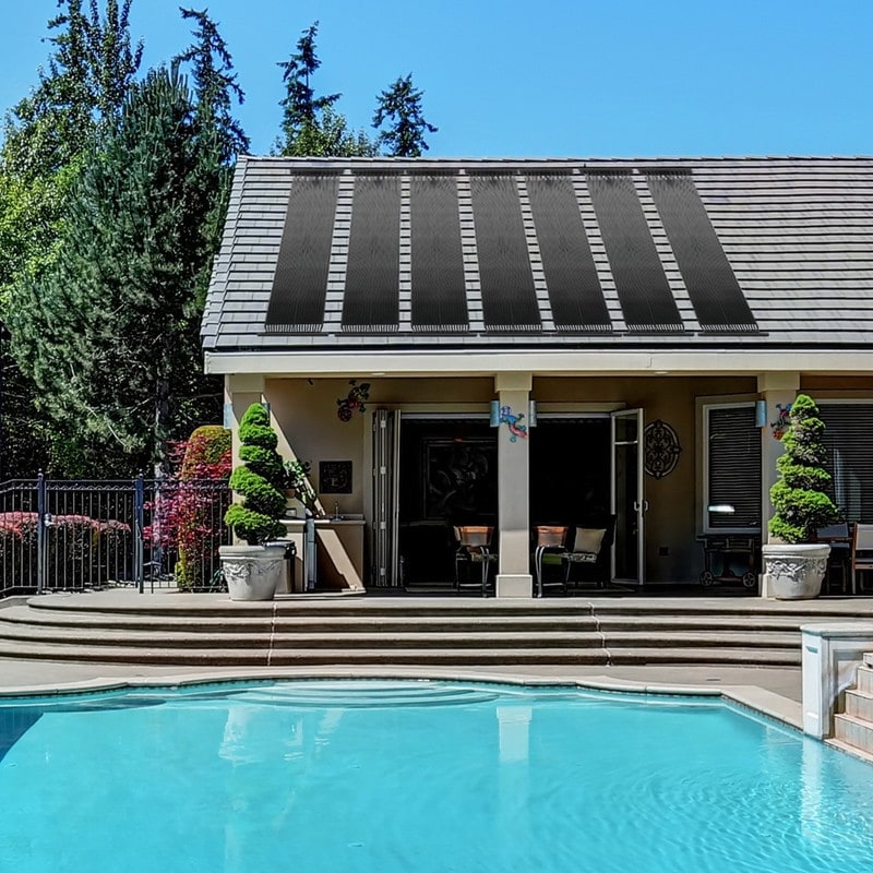 Pool Solar Heating System Two 2 x 20 Ft Panels for Inground and Aboveground - 2 x 20 ft.
