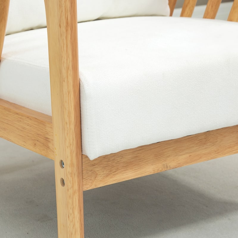 HOMCOM Accent Chairs with Throw Pillow and Cushions