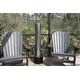 preview thumbnail 8 of 20, Hilliard 46" tall Stainless Steel and Black Patio Fountain, LED Lights - 12" x 47"