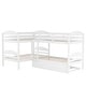preview thumbnail 34 of 40, Wonderful Design Twin L-Shaped Bunk bed with Trundle