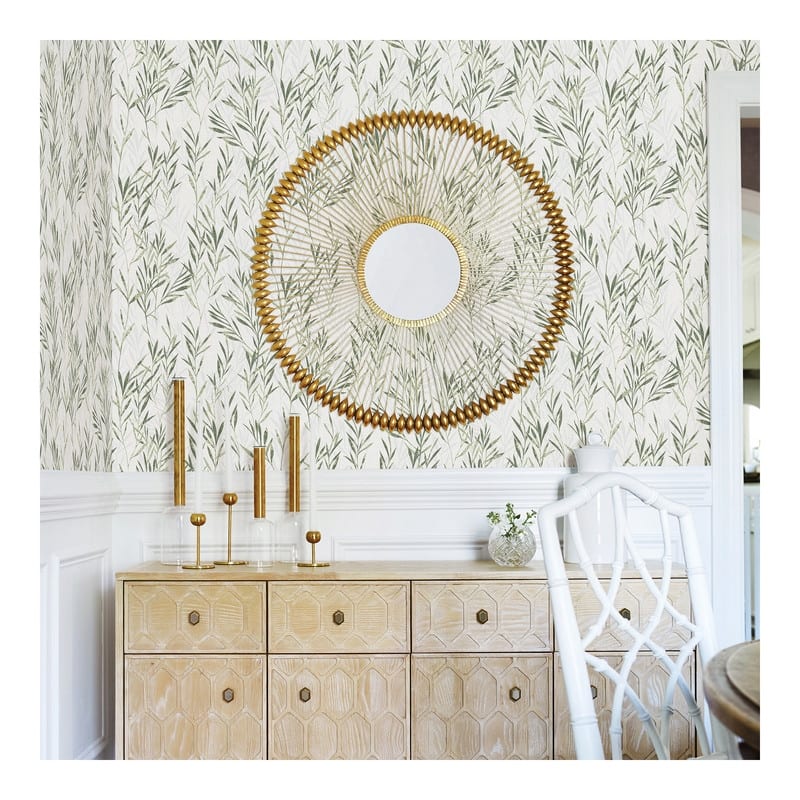 Advantage Bondi Green Botanical Wallpaper - 21 x 396 x 0.025