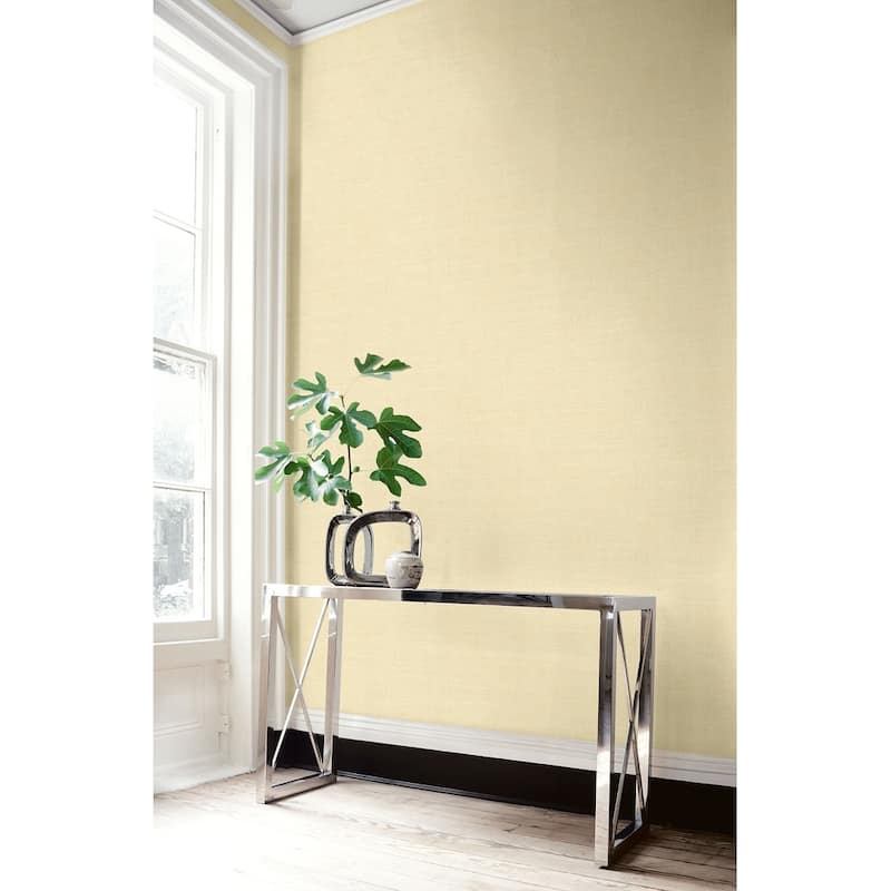 Seabrook Designs Hopsack Embossed Vinyl Unpasted Wallpaper