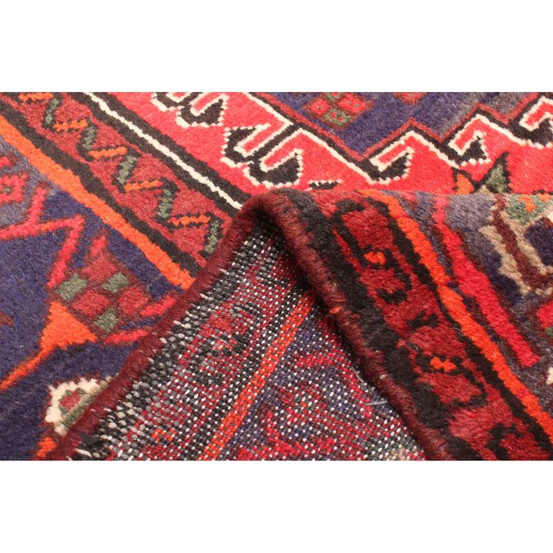 ECARPETGALLERY Hand-knotted Andelz Red Wool Rug - 4'4 x 6'5