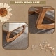 preview thumbnail 12 of 14, Accent Rocking Chair, Upholstered Nursery Glider Rocker, Orange and White