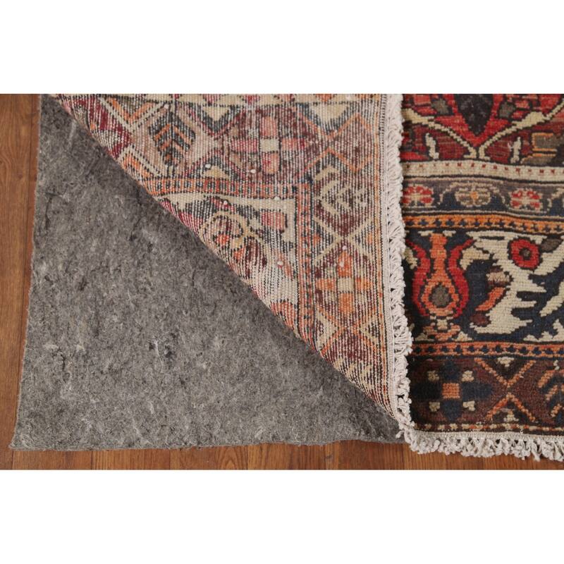 Garden Design Bakhtiari Persian Vintage Rug Hand-Knotted Wool Carpet - 6'10"x 10'8"