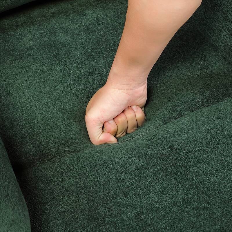 Fremont & Park Lennon 35" Microfiber Manual Swivel Glider Recliner - Removable Back