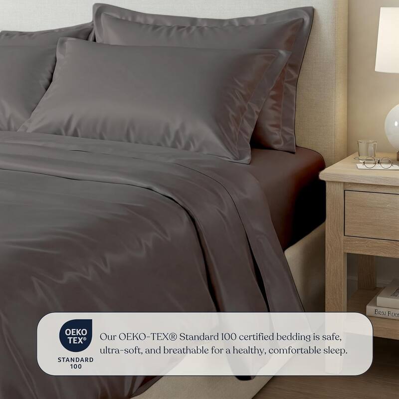 Delara Viscose Derived from Bamboo Pillowcases, Ultra-Soft, Cooling & Breathable Pillowcase Set