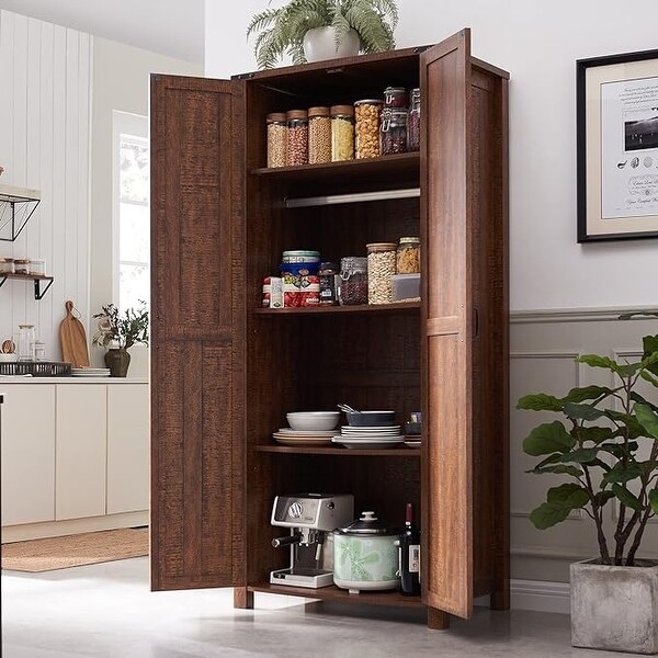 Kitchen storage armoire discount