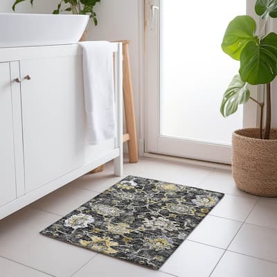 Premium Washable Super Soft Traditional Kashan Mayfield Rug