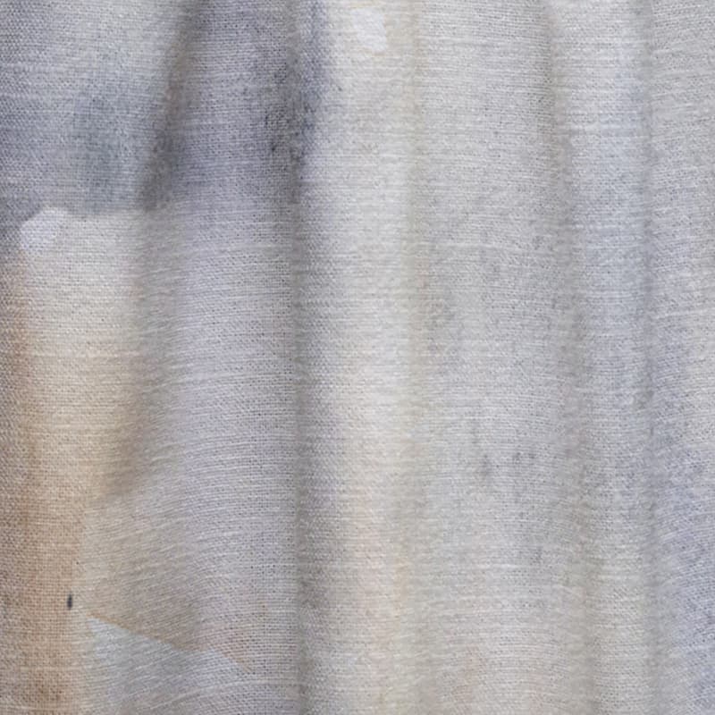 Designart 'Paste; Abstract With Dark Blue and Beige' Modern Curtain Single Panel