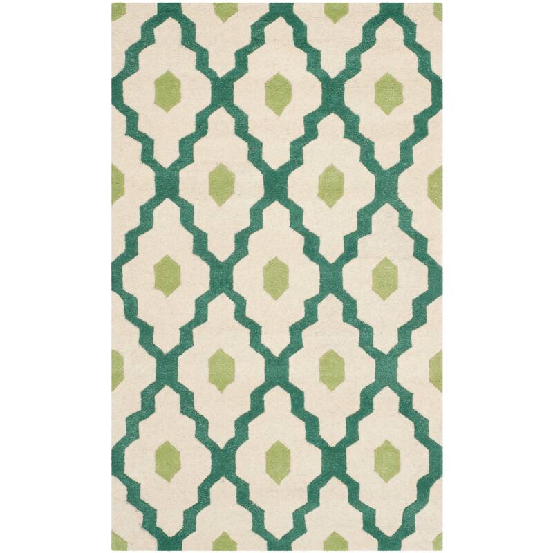 SAFAVIEH Handmade Chatham Sutapa Modern Moroccan Wool Rug