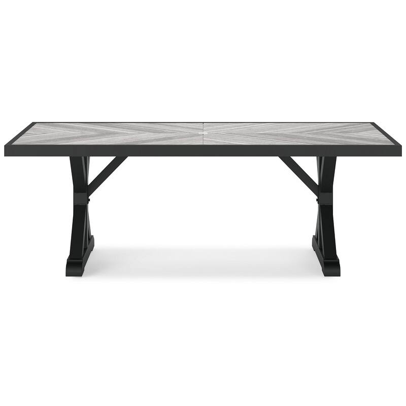 Signature Design by Ashley Beachcroft Outdoor Dining Table and 4 Chairs and Bench