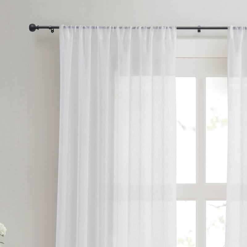 Martha Stewart Bergen Window Rod and Finial Set