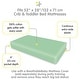 preview thumbnail 32 of 33, BreathableBaby Cotton Percale Fitted Sheet, For 52" x 28"/132 x 71 cm Crib & Toddler Bed Mattress, Solids (2-Pack)