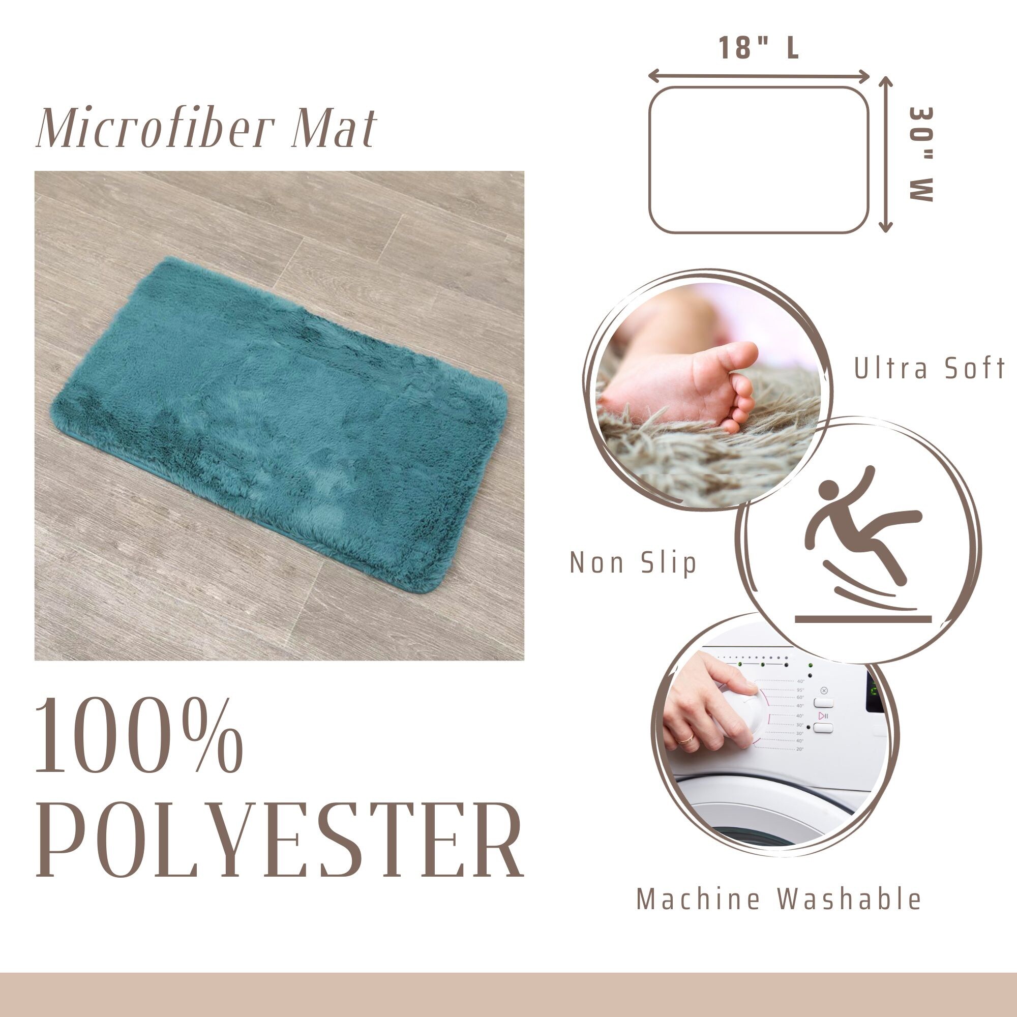 18 x 30 Bathroom Rugs and Bath Mats - Bed Bath & Beyond