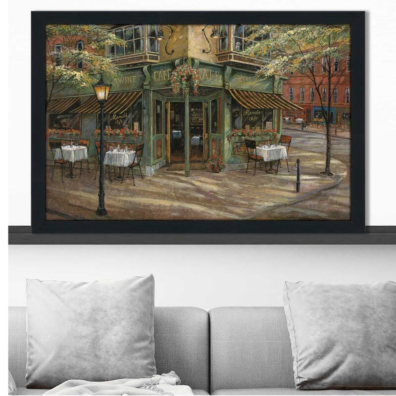 "Mandis Cafe" by Ruane Manning Print on Acrylic