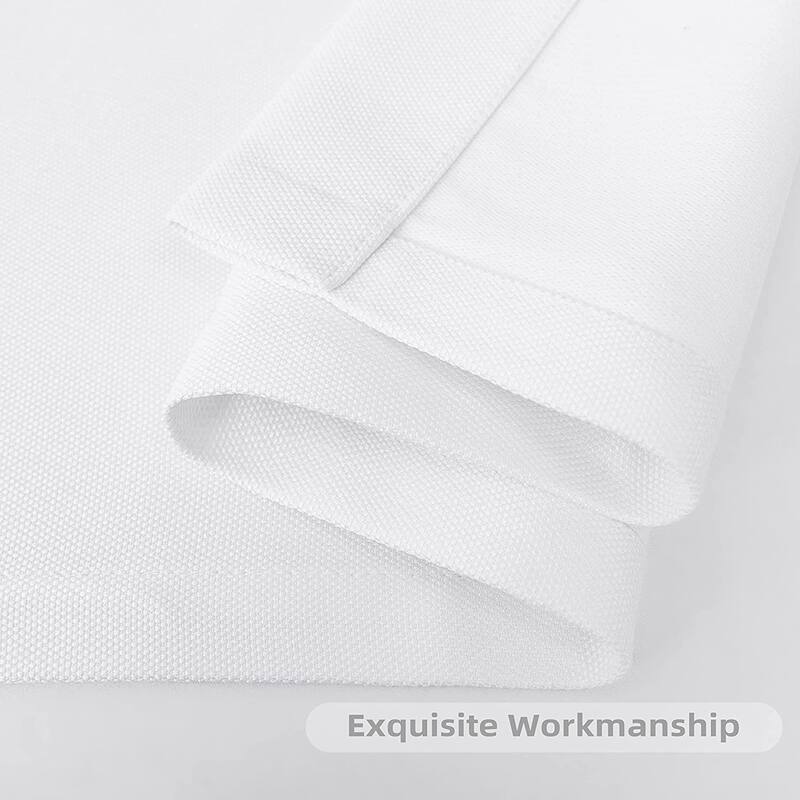 DriftAway Faux Linen Textured Solid Color Blackout Tie Up Curtain for Kitchen Adjustable Balloon Rod Pocket Window Curtains