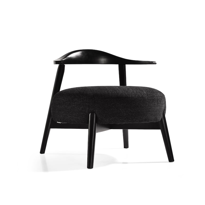Modern 27.5" Accent Chair with High-Density Reflex Foam Frame for Living Room