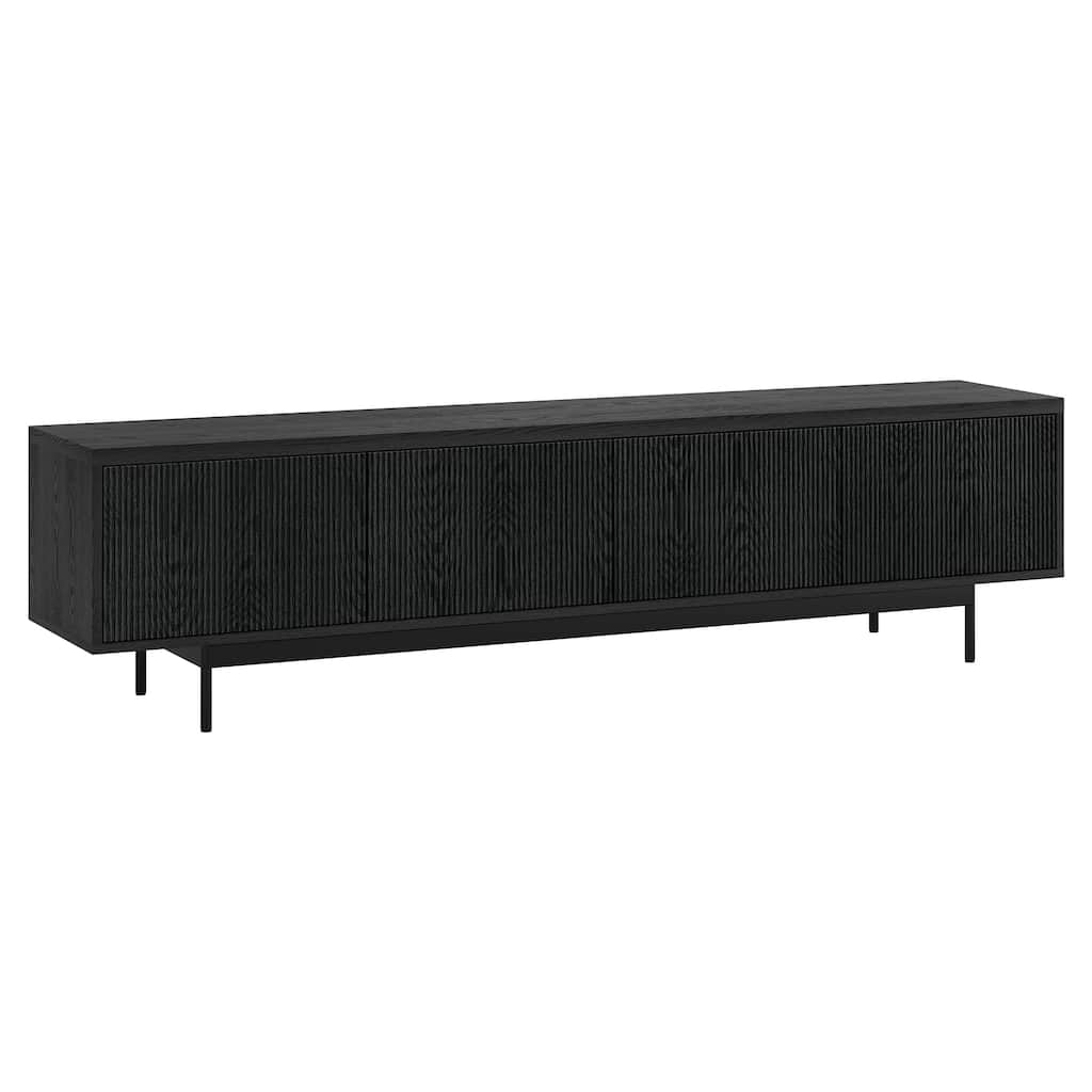 Whitman Rectangular Fluted TV Stand for TV's up to 85" - 79" Wide