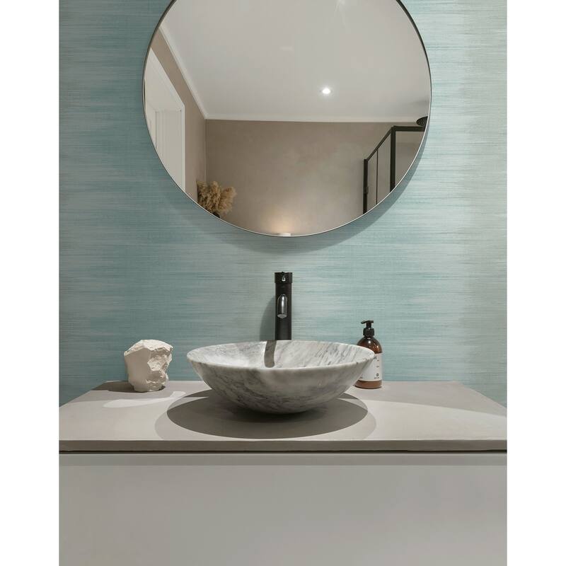 Seabrook Designs Alvena Ombre Stripe Unpasted Wallpaper