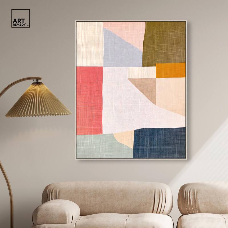 Planar Patchwork II Canvas by Art Remedy
