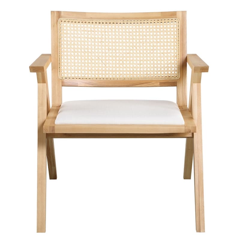 SAFAVIEH Home Krystine Rattan Accent Chair - 30"W x 32"D x 32"H