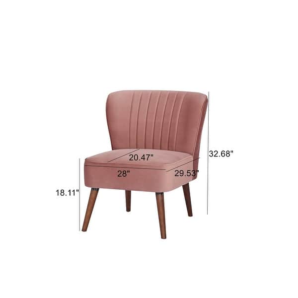 dimension image slide 0 of 5, Carson Carrington Tagerod Armless Slipper Chair