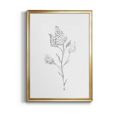 FLORAL SKETCH I Premium Framed Canvas - Ready to Hang