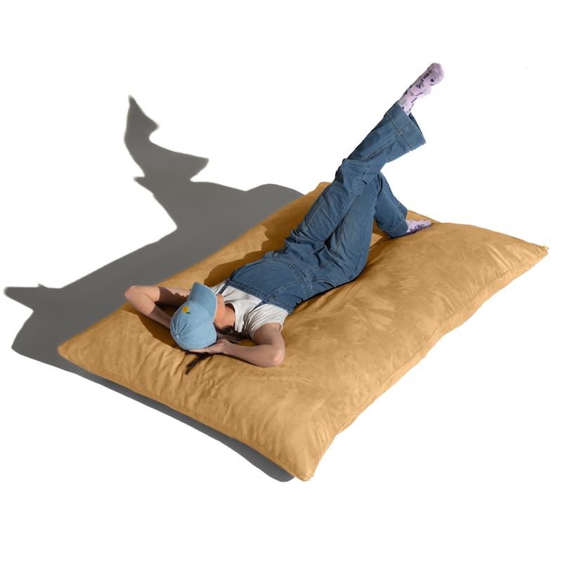 Jaxx 5.5' Huge Bean Bag Floor Pillow and Lounger for Adults - Microsuede