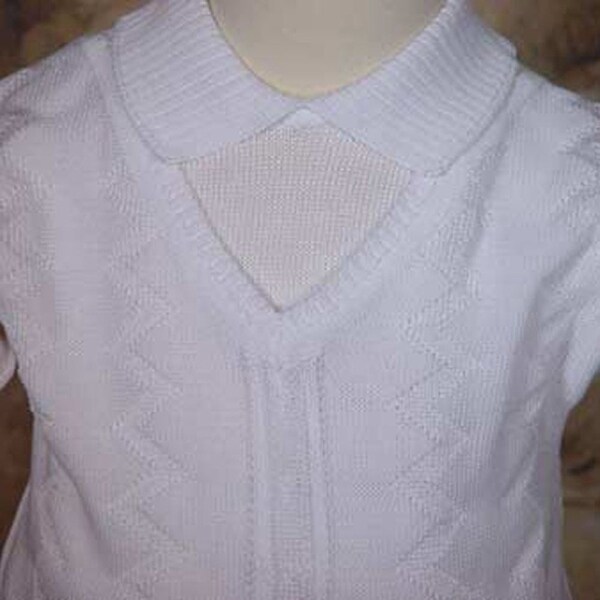 baby boy white sweater outfit