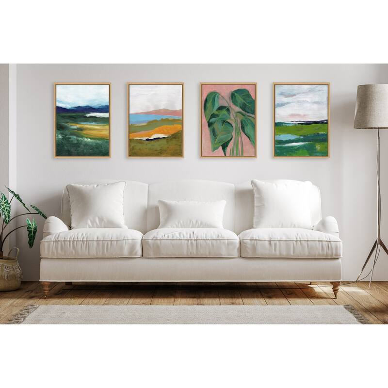 Kate and Laurel Sylvie Tuscan Framed Canvas by Nikita Jariwala