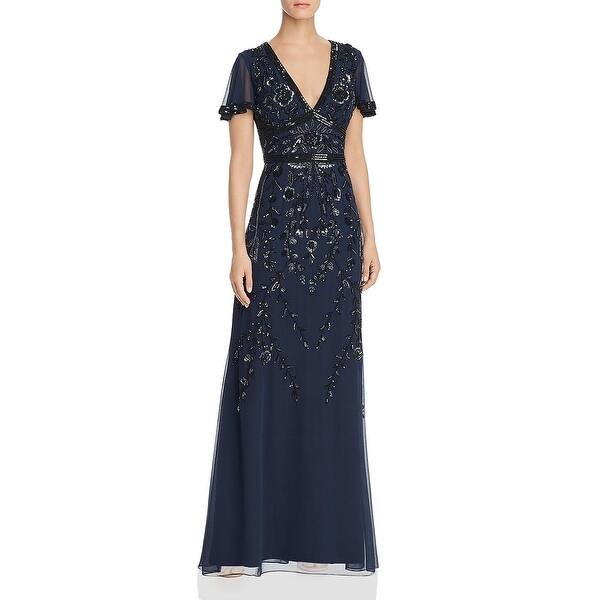 colorblock evening gown