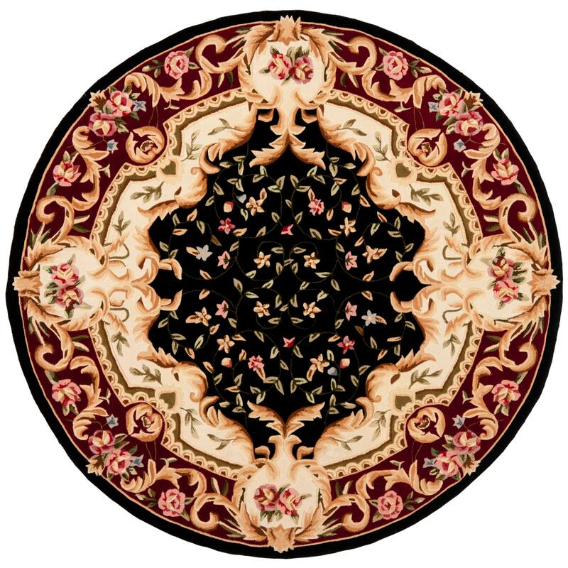 SAFAVIEH Handmade Naples Nolly Traditional Oriental Scrolls Wool Rug