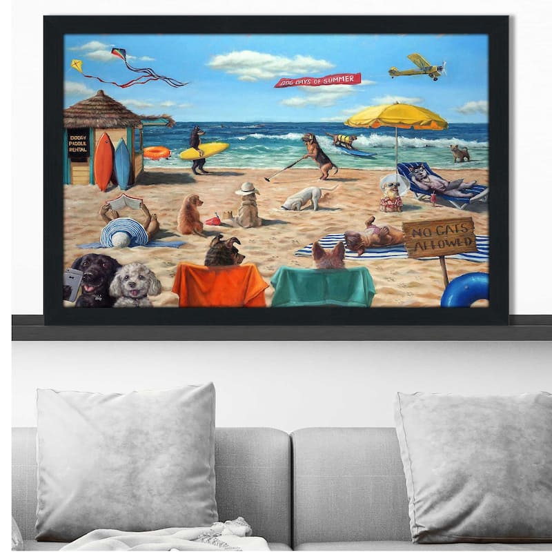 "Dog Beach" by Lucia Heffernan Print on Acrylic