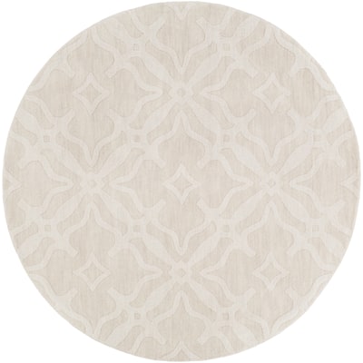Hand-Loomed Ledo Wool Rug (9'9 Round)