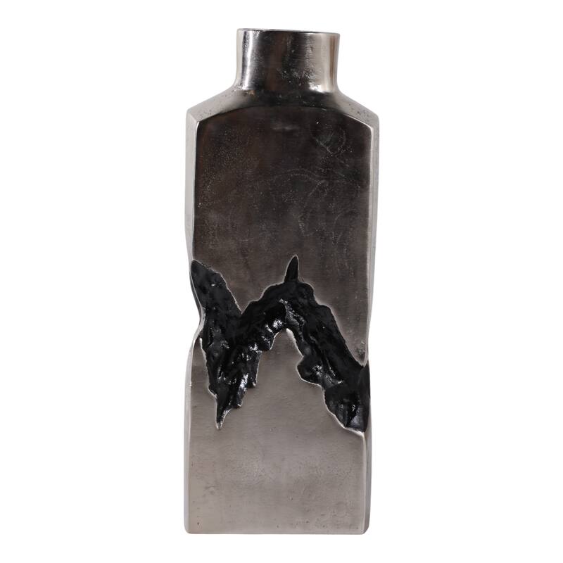 Metal Modern Sculptural Decorative Vase Abstract Design Artistic Form