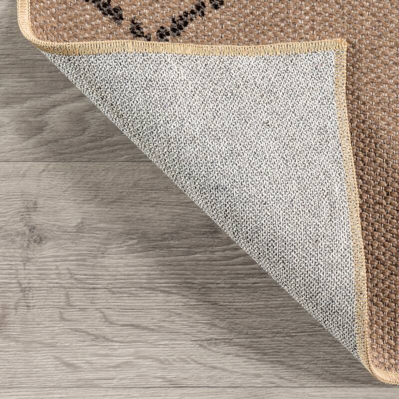 Nuloom Geometric SuperiorWash Easy-Jute Machine Washable Area Rug