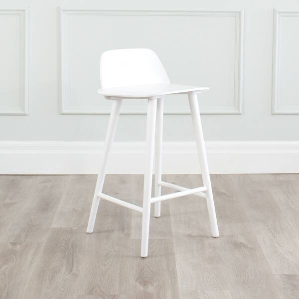 shop noma contract grade modern wooden counter stool 26 inch overstock 32021805 white