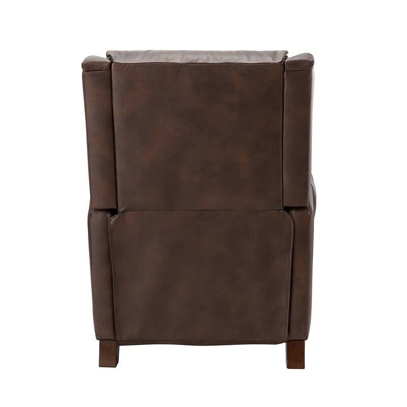 Alicia 32.68" Wide Genuine Leather Manual Recliner