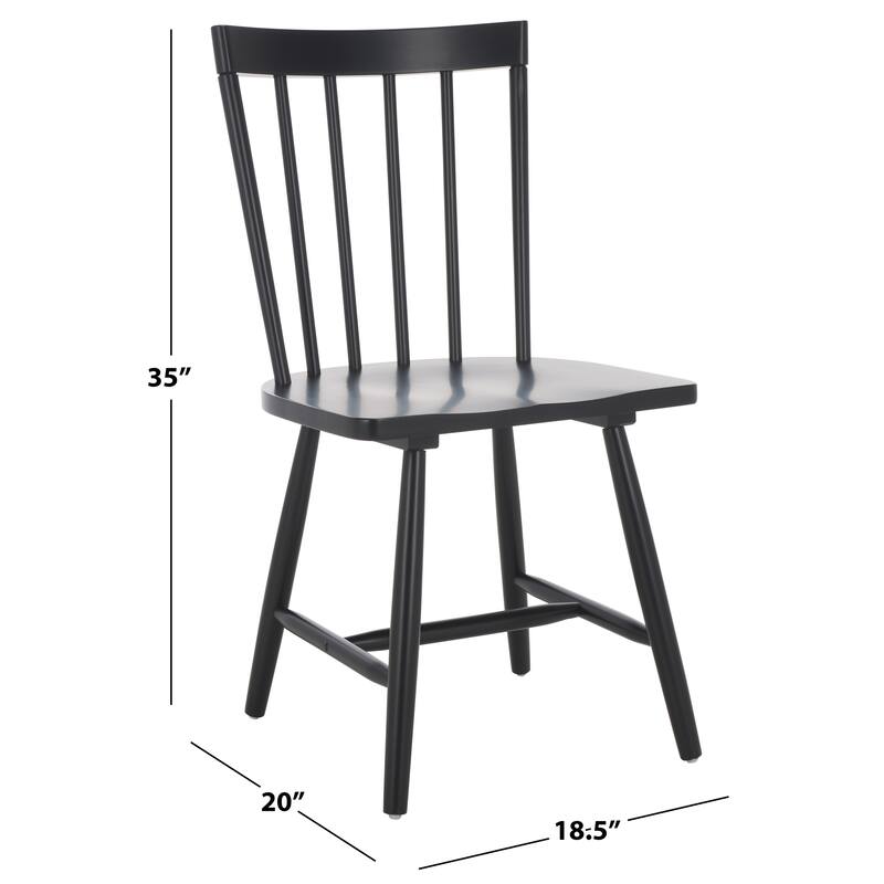 SAFAVIEH HOME Sani 35-inch Spindle Chair (Set of 2) - 17"W x 20"D x 35"H