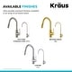 preview thumbnail 23 of 22, Kraus Oletto 1-Handle 2-Function Pulldown Kitchen Faucet