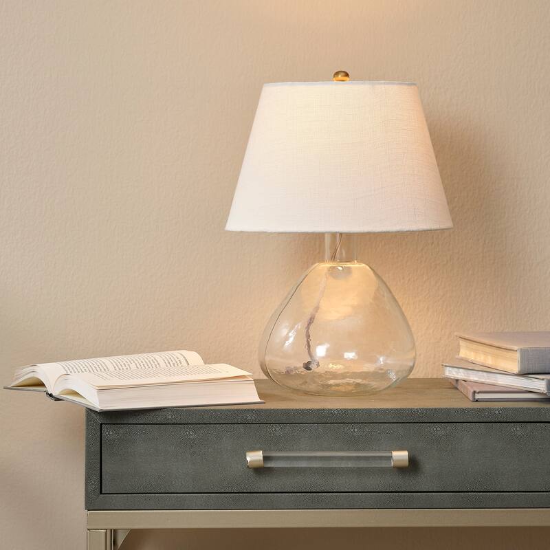 Alden Decor Dolan Glass Table Lamp