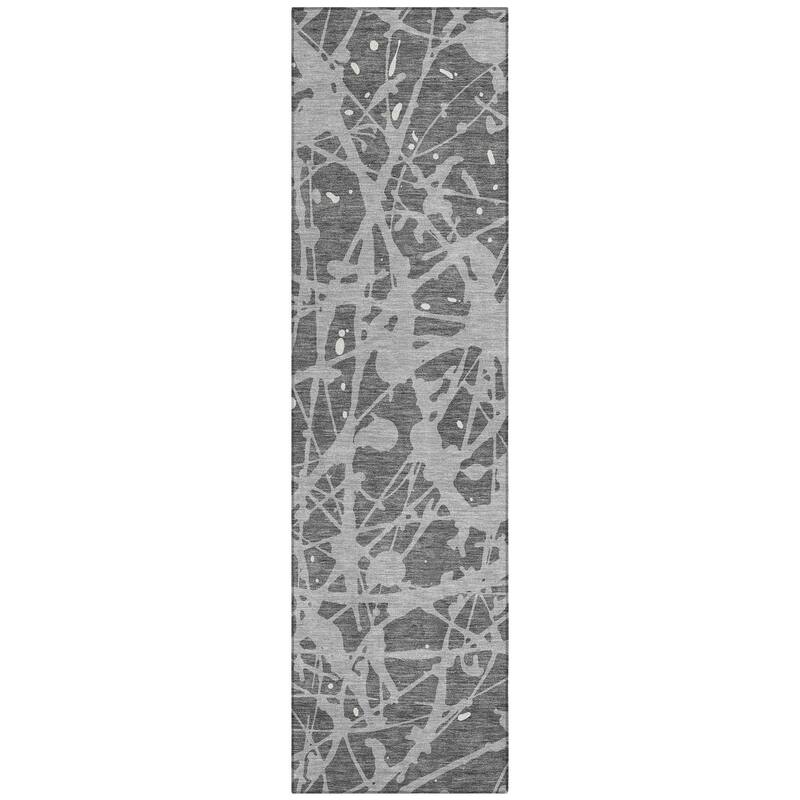 Machine Washable Indoor/ Outdoor Modern Campo Chantille Rug