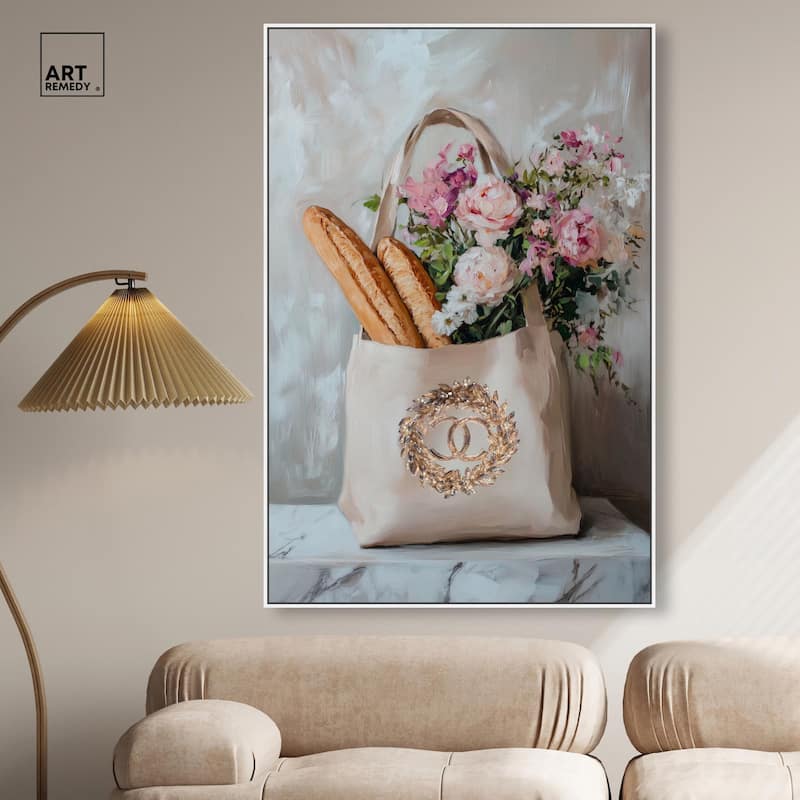 Chic Carryall I Canvas by Art Remedy