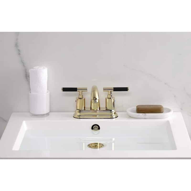 Kingston Brass KB861.CKL Kaiser 1.2 GPM Centerset Bathroom Faucet with