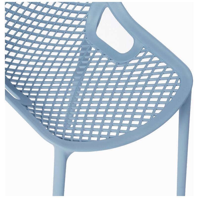 Frond and Form Outdoor Stacking Dining Side Chair (Set of 2)