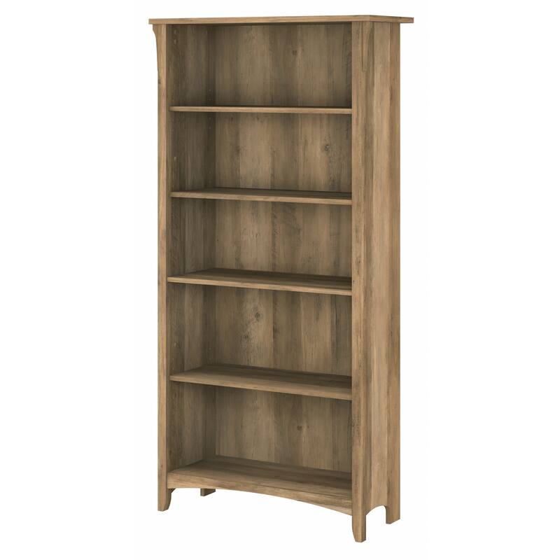 Bush Furniture Salinas Tall 5 Shelf Bookcase with Adjustable Shelves