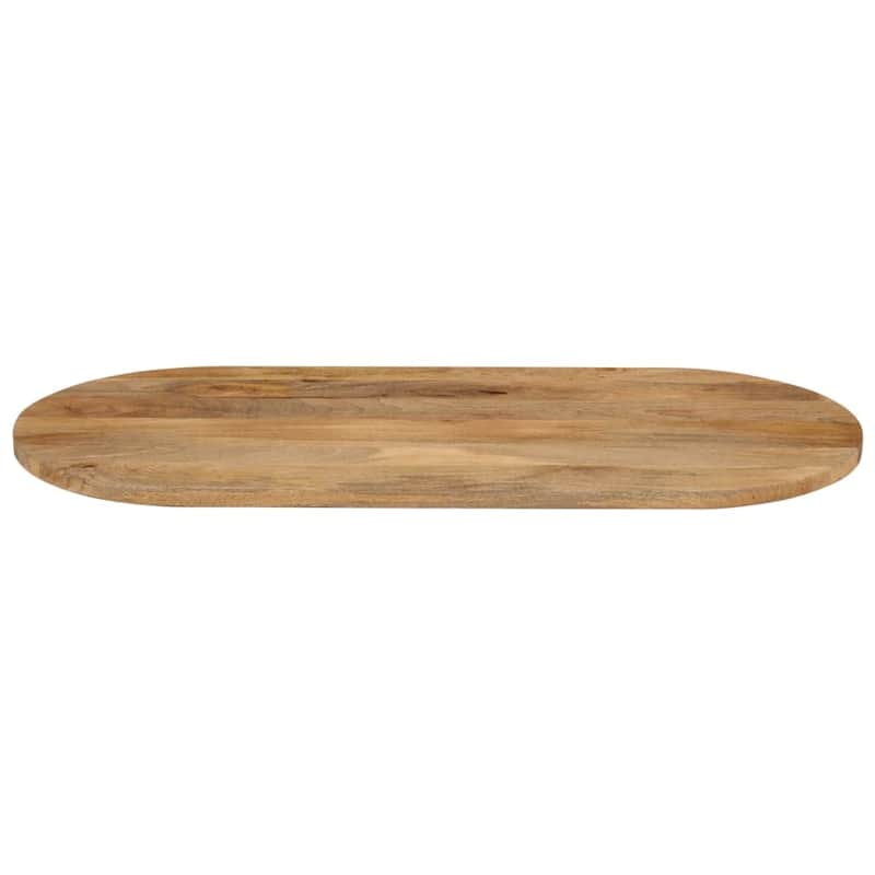 vidaXL Table Top Replacement Coffee Dining Room Furniture Oval Solid Wood