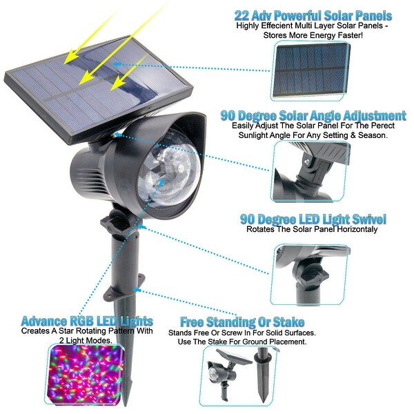 Solar disco lights on sale