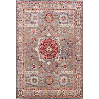 Geometric Khotan Oriental Home Decor Area Rug Wool Hand-knotted Carpet - 8'2" x 9'7"